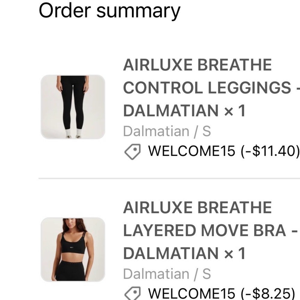 SET Active Airluxe Viral Polka Dot Dalmatian set